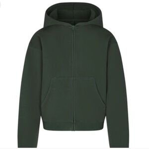 Cotton Fleece Zip Up Hoodie • SKIMS